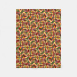 Höstkvadrat Fleecefilt