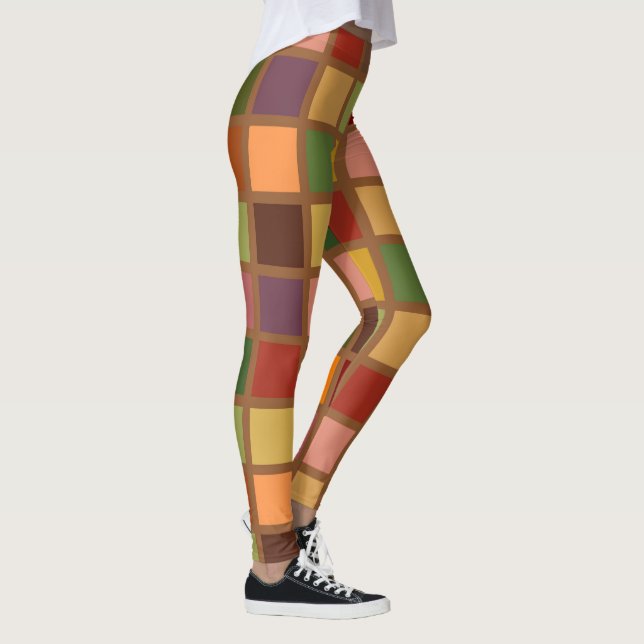 Höstkvadrat Leggings (Höger)