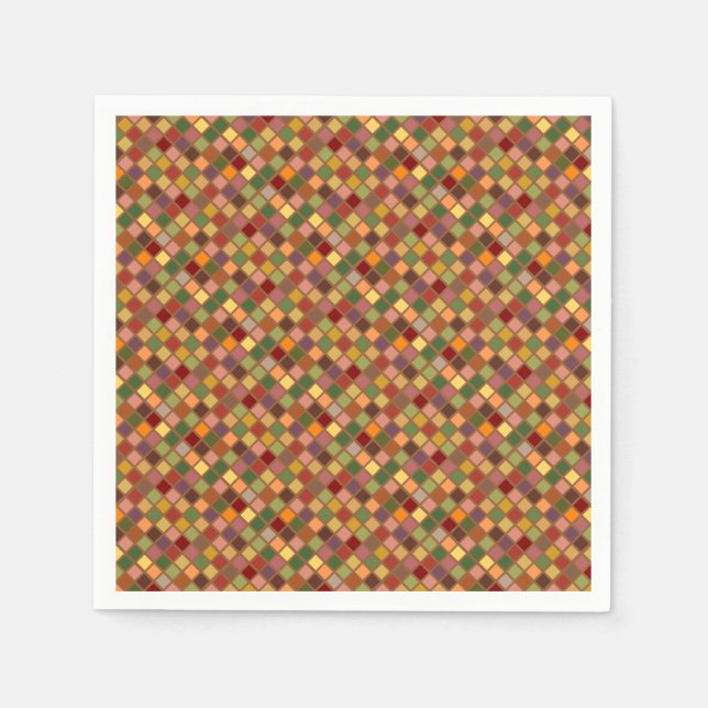 Höstkvadrat Pappersservett (Framsidan)