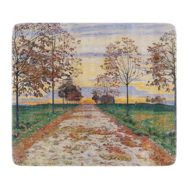 Höstkväll (av Ferdinand Hodler) (Framsidan)