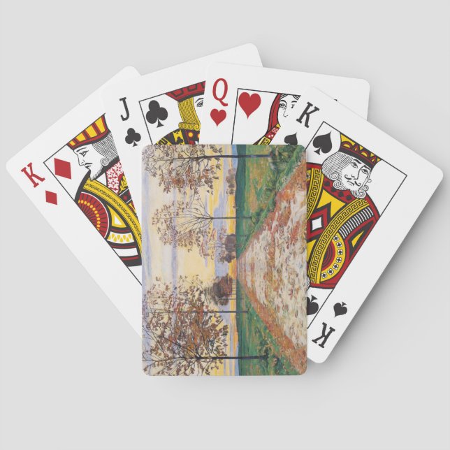 Höstkväll (av Ferdinand Hodler) Casinokort (Baksidan)