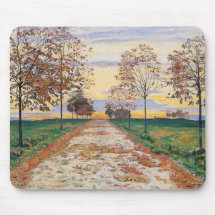 Höstkväll (av Ferdinand Hodler)