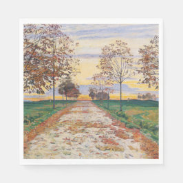 Höstkväll (av Ferdinand Hodler) Pappersservett