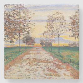 Höstkväll (av Ferdinand Hodler) Stenunderlägg