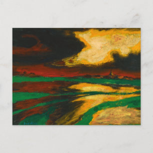 Höstkväll Emil Nolde Vykort