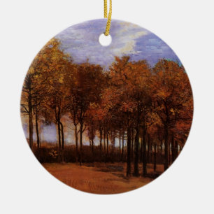 Höstlandskap av Vincent van Gogh Julgransprydnad Keramik