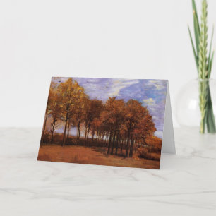 Höstlandskap av Vincent van Gogh Kort