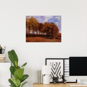 Höstlandskap av Vincent van Gogh Poster