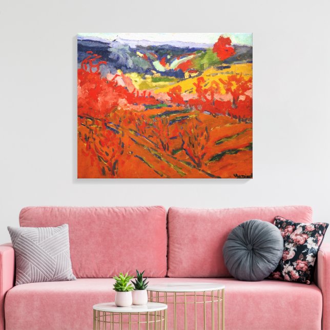 Höstlandskap | Maurice de Vlaminck | Canvastryck (Insitu (Vardagsrum))