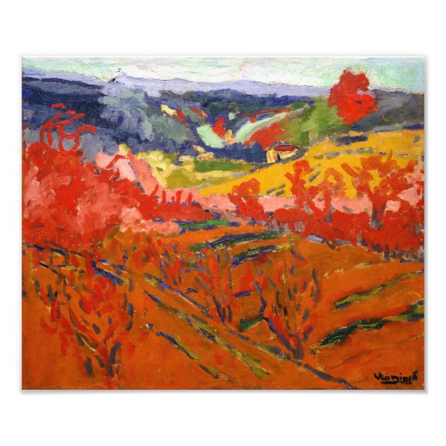 Höstlandskap | Maurice de Vlaminck | Fototryck (Framsidan)