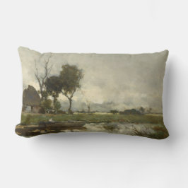 Höstlandskap (Vintage Dutch Art) (Nederländerna) Lumbarkudde