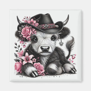 Höstlandskö med Blommigt Magnet