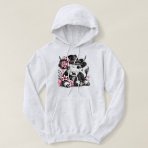 Höstlandskö med Blommigt T Shirt