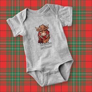 Höstlandskö med Cumming Tartan Scarf T Shirt