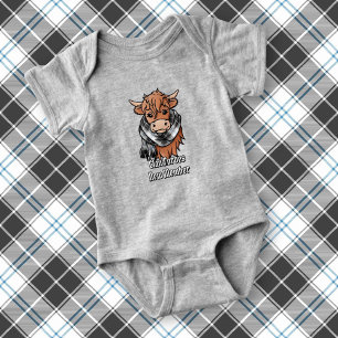 Höstlandskö med Forbes Dress Tartan Scarf T Shirt