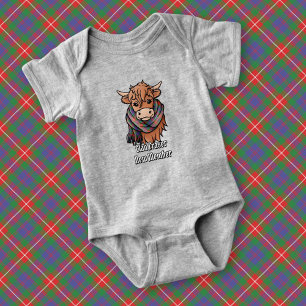 Höstlandskö med fraser av Lovat Tartan Scarf T Shirt
