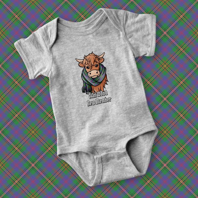 Höstlandskö med Wood Tartan Scarf T Shirt (Skapare uppladdad)
