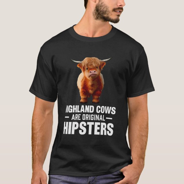 Höstlandskon är originalblåsor t shirt (Framsida)