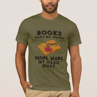 Höstläsning - återställ Bokar gör mig Lycklig T Shirt