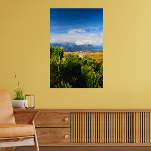 Höstlig bergsutsikt poster