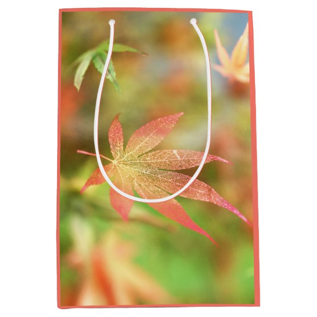 Höstlig Filigranspresentpåse (Framsidan)