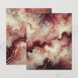 Höstlig marmorerad skördevin scrapbookpapper