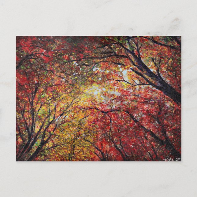 Höstljus Vykort (Framsida)