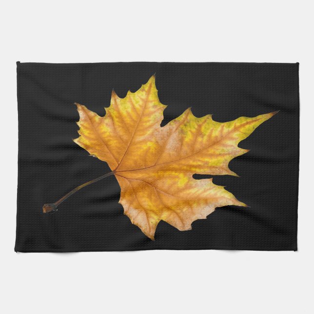 Höstlönnlöv Kökshandduk (Horisontell)