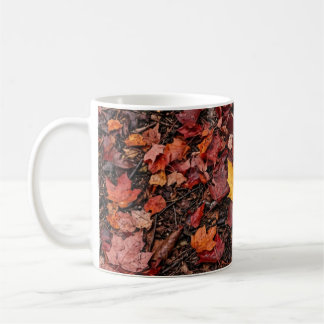 Höstlöv kaffemugg