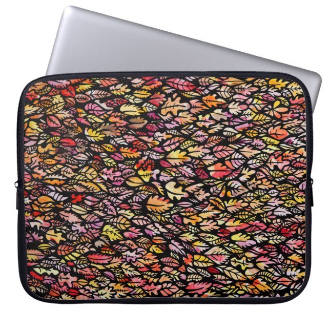 Höstlöv Laptop Fodral (Framsidan)