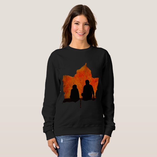 HÖSTLÖV PAPPAN OCH SONEN T SHIRT (Hel framsida)