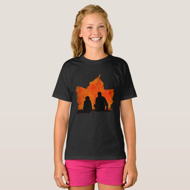 HÖSTLÖV PAPPAN OCH SONEN T SHIRT (Hel framsida)