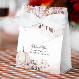 Höstlöv pumpa pastellfärger tack presentaskar