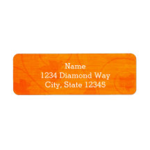 Höstlöv Tacksgiving Adressetiketter