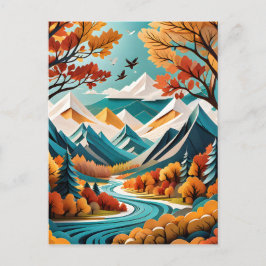 Höstlöven är en vacker syn att se, och vykort