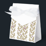 Höstlövens Favorit Box Set Presentaskar<br><div class="desc">Tillägg en touch av naturlig elegans till dina evenemang med Autumn Leaf Favor Box Set. Denna uppsättning om tio tältformade lådor har en charmig design med stiliserade blad i varma oliv- och mjuka lila nyanser, accentuerade med ömtåliga bär, vilket gör den perfekt för höstbröllop, Halloween-fester eller säsongsfiranden. Varje låda mäter...</div>
