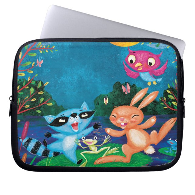 Höstmåne Laptop Fodral (Framsidan)