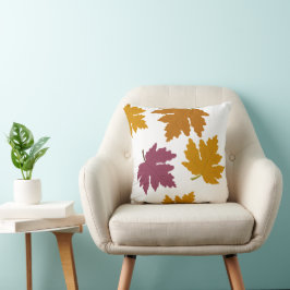 Höstmapel Löv Modern Kudde