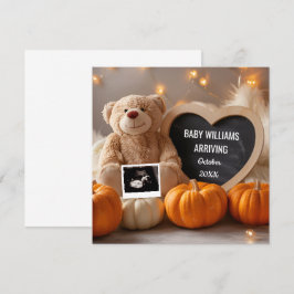 Höstmeddelande om Gravid Social Media Inbjudningar