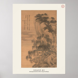 Höstmoln & Ensam Anka - Tang Yin, Ming Poster