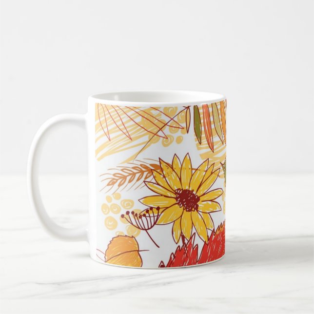 Höstmönster Kaffemugg (Vänster)