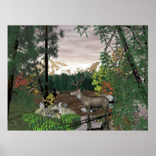 Höstmorgon Poster