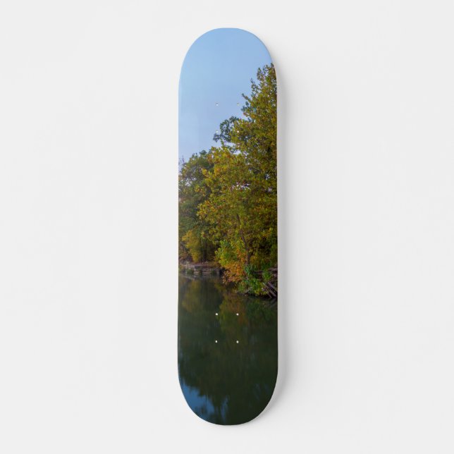 Höstmorgon Sjö Springfield Mini Skateboard Bräda 18,7 Cm (Framsida)