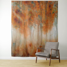 Höstmorgon vattenfärgsutskrift