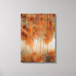 Höstmorgon vattenfärgsutskrift canvastryck