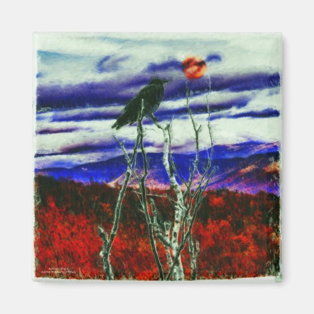 Höstnatt Magnet (Framsidan)