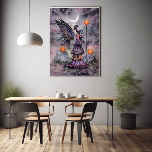 Höstnattälvkonst av Molly Harrison Poster