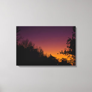 Höstnatten Himlar på Canvas av RoseWrites