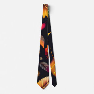 Höstnedfallande löv Gradient Rainbow Mönster Slips