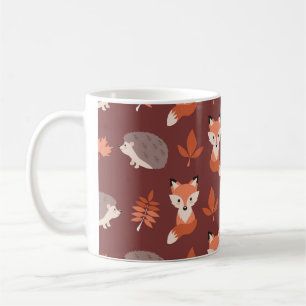 Höstnedgångigelkott och rävmugg kaffemugg
